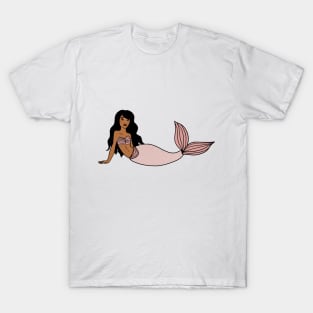 Afro Mermaid, African, Black Girl Magic T-Shirt